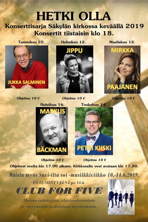 Jippu konsertoi Säkylän kirkossa Jippu konsertoi Säkylän kirkossa