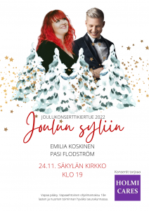 Joulukonsertti Säkylän kirkossa, Emilia Koskinen ja Pasi Flodström