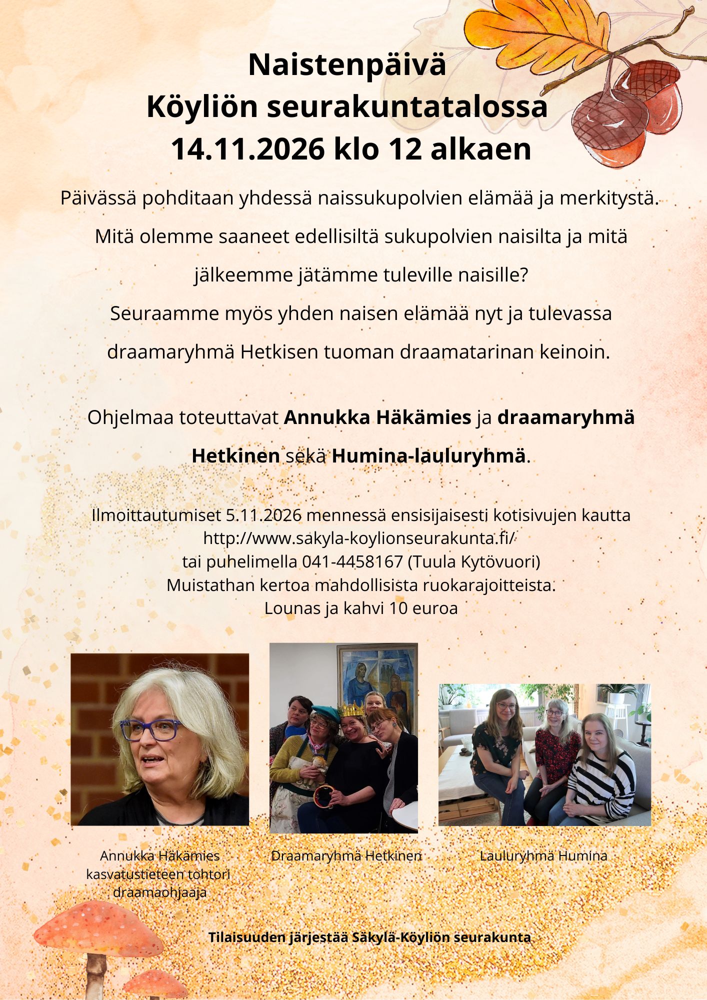 Naaistenpäivä mainos